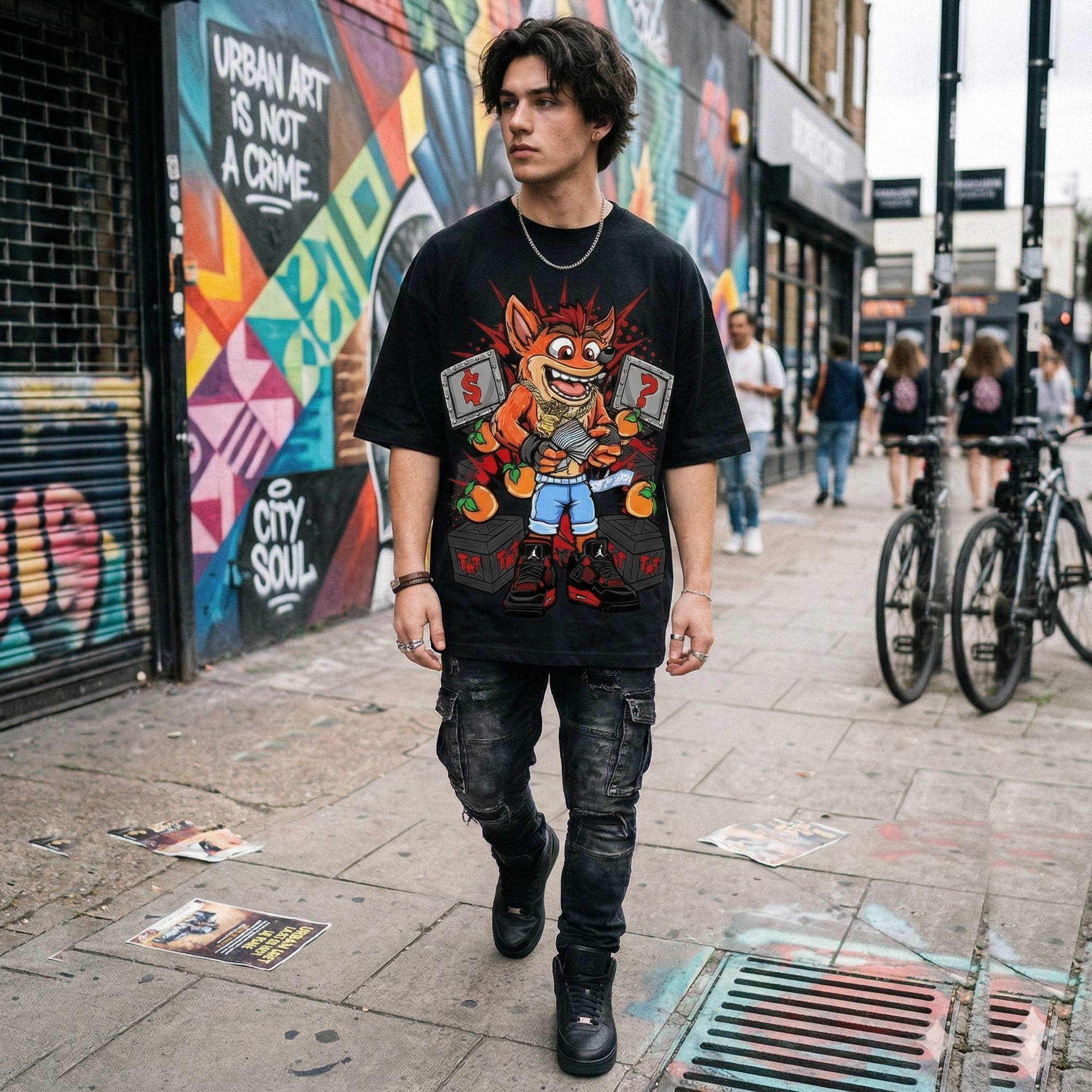Oversized Printed Tshirts
